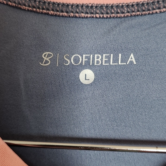 Blue and Pink Paisley Workout Set - Picture 2 of 10